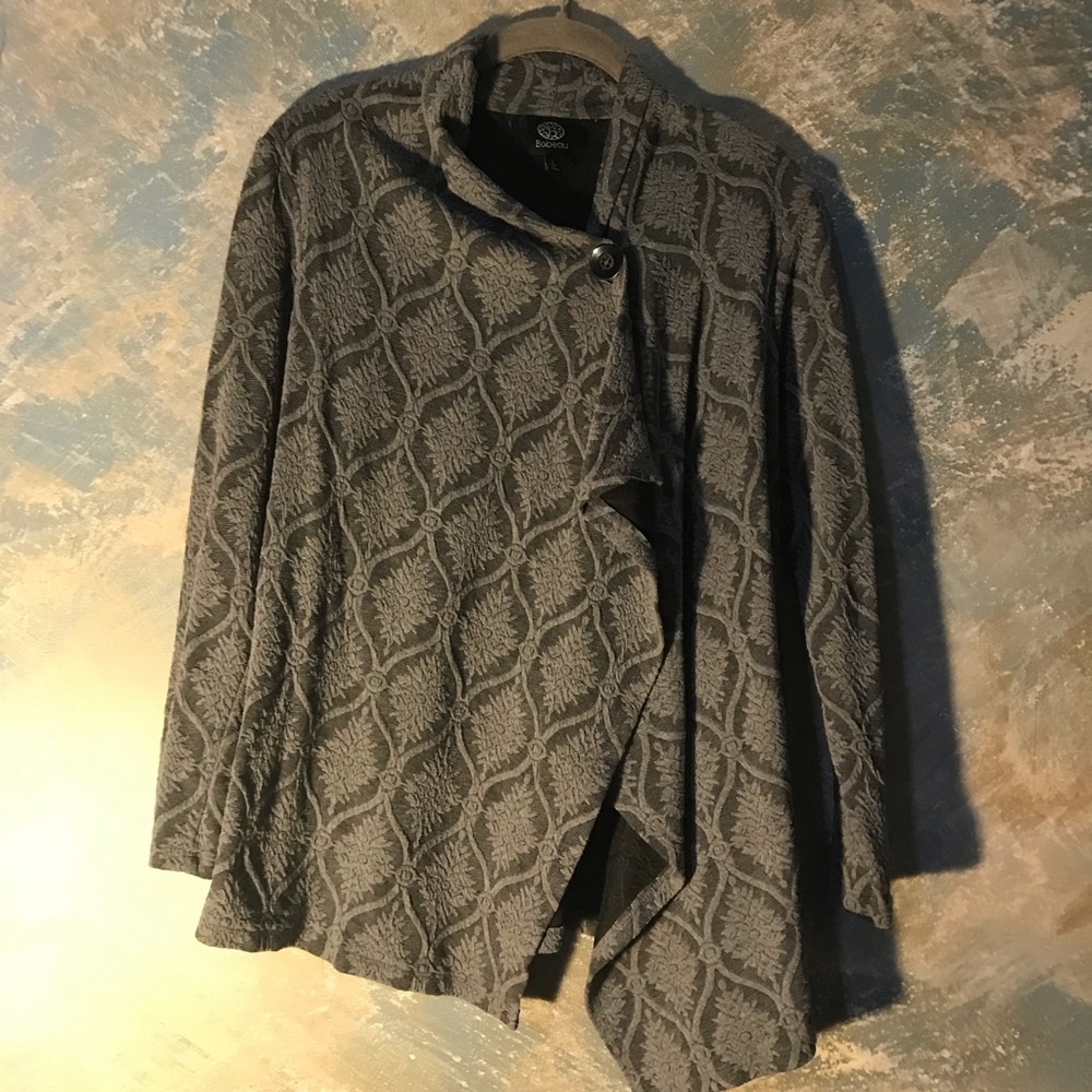 One Button Cardigan Wrap